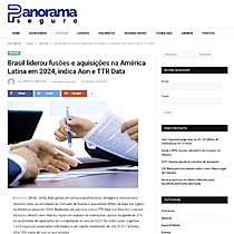 Brasil liderou fuses e aquisies na Amrica Latina em 2024, indica Aon e TTR Data